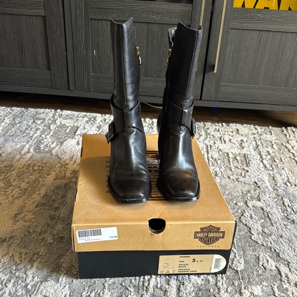 Harley-Davidson Black Combat Moto Boots